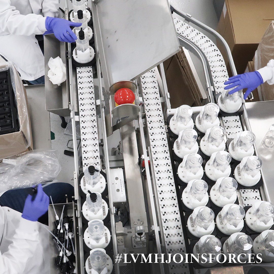 LVMH se mobilise contre le Coronavirus