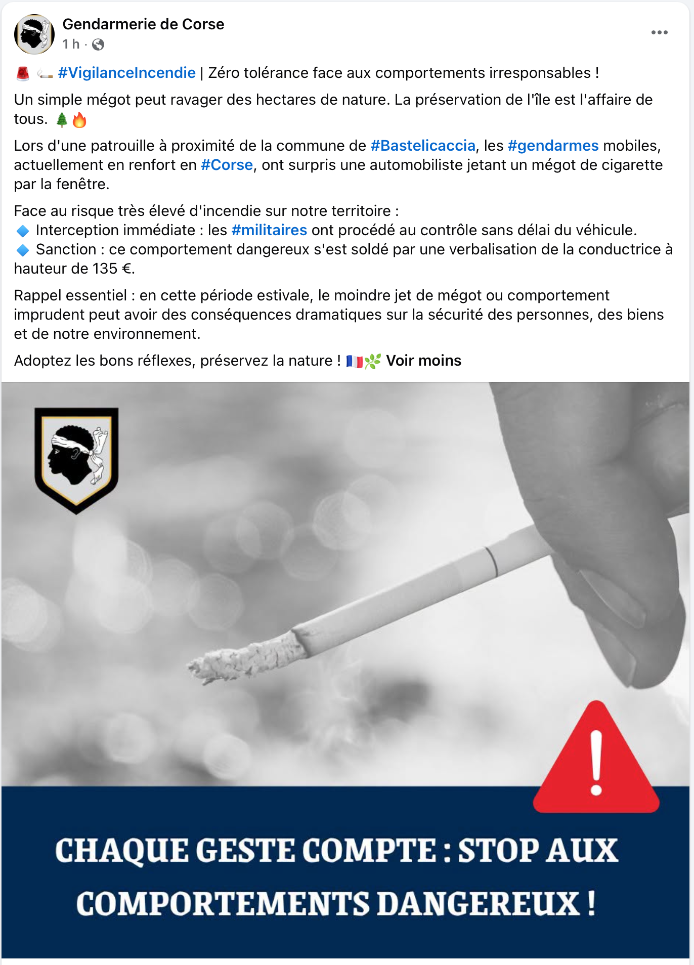 Publication Facebook 