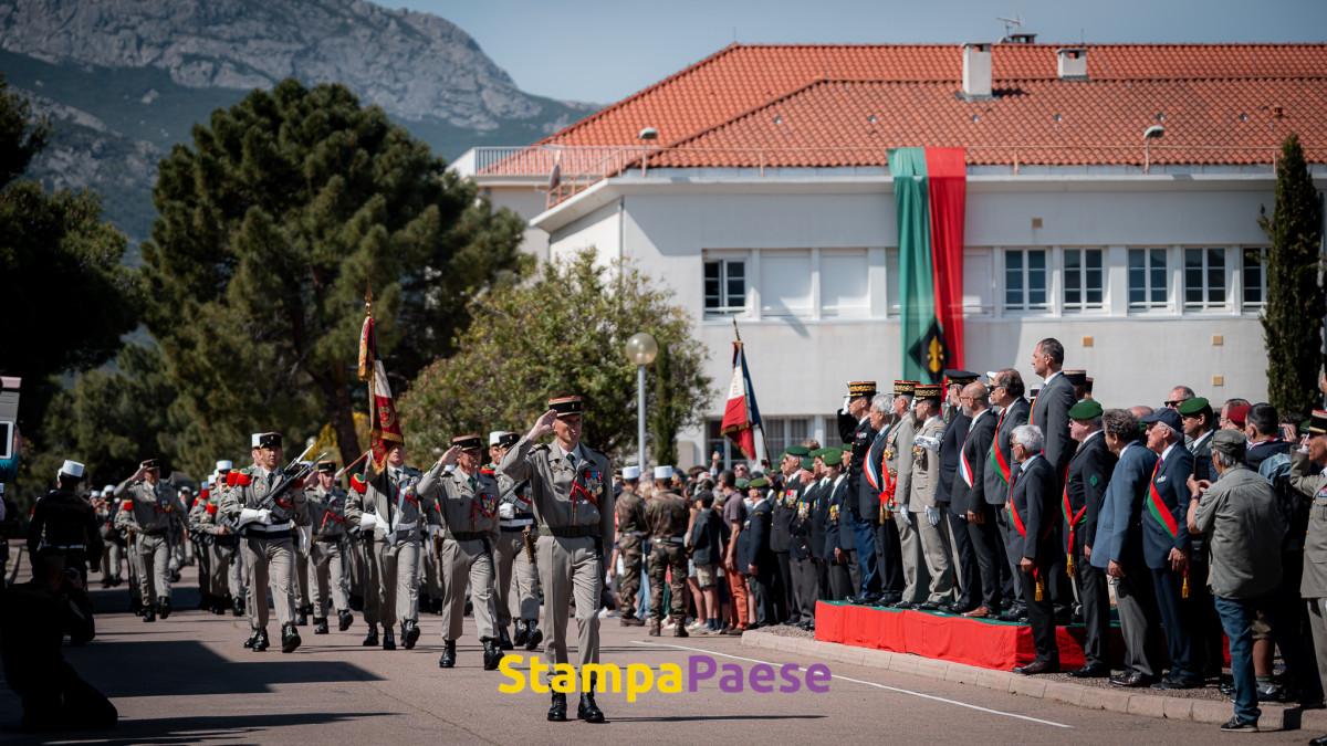 Le 2e REP de Calvi a célébré le 159e anniversaire du combat de Camerone