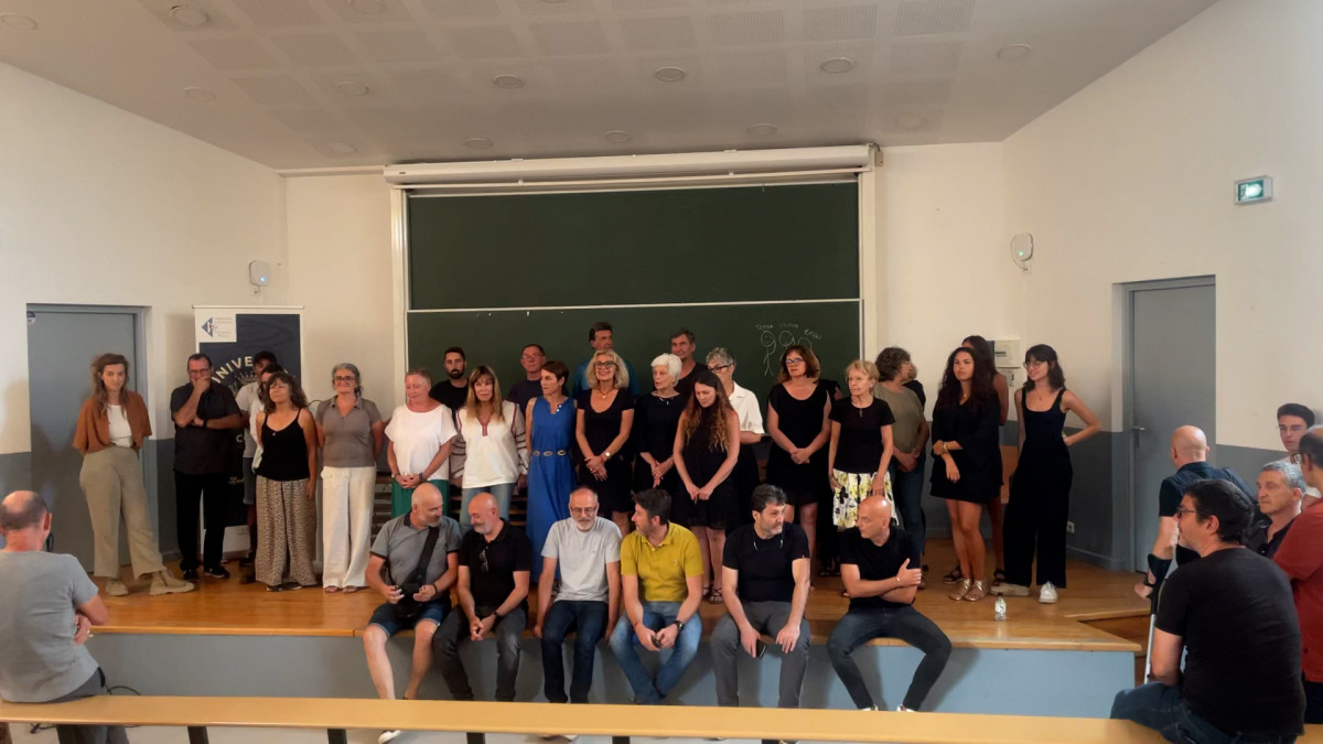 Les élèves des ateliers sont venus de toute la Corse pour représenter leur région