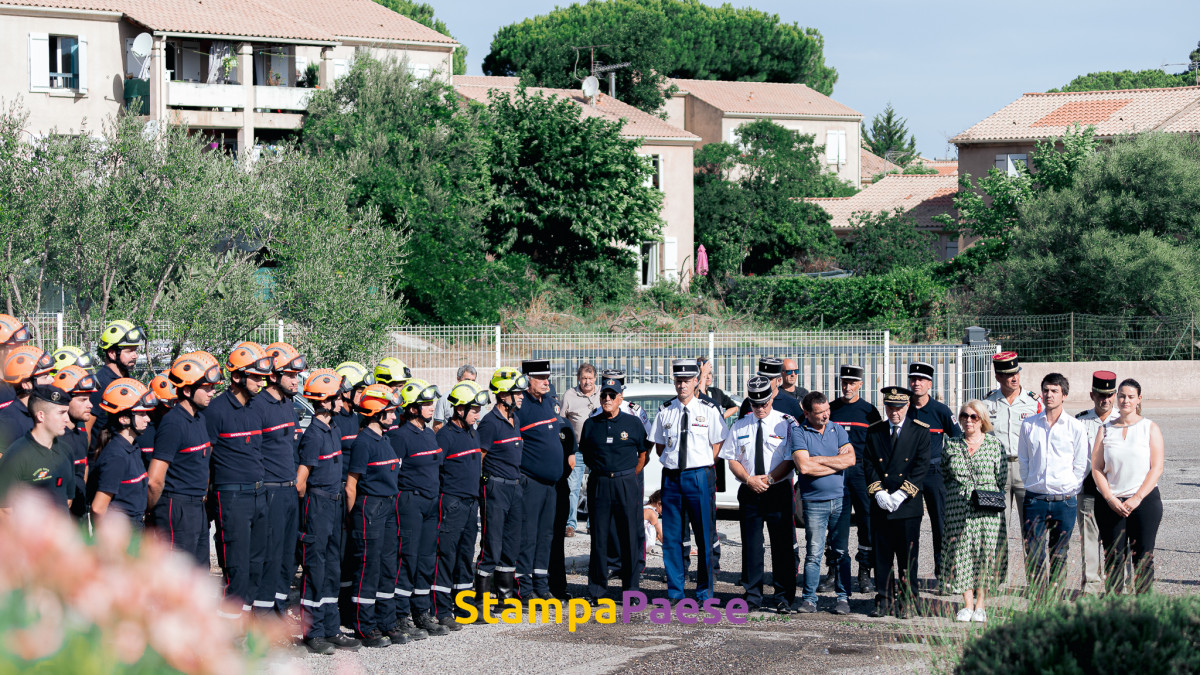cérémonie pompiers