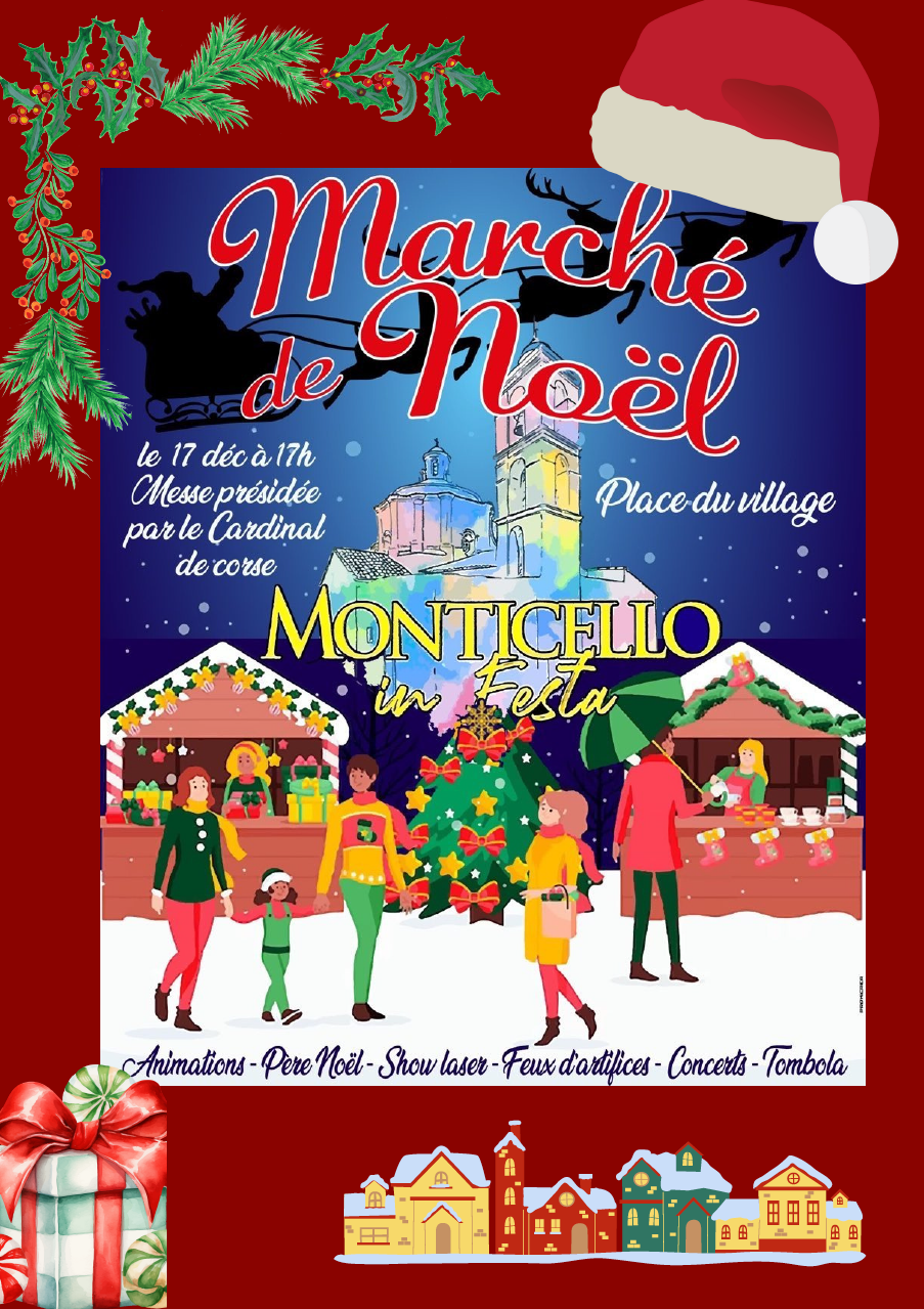 Affiche Noël Monticello