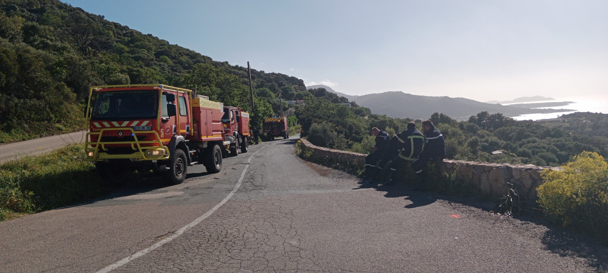 Debut d'incendie à Curbara