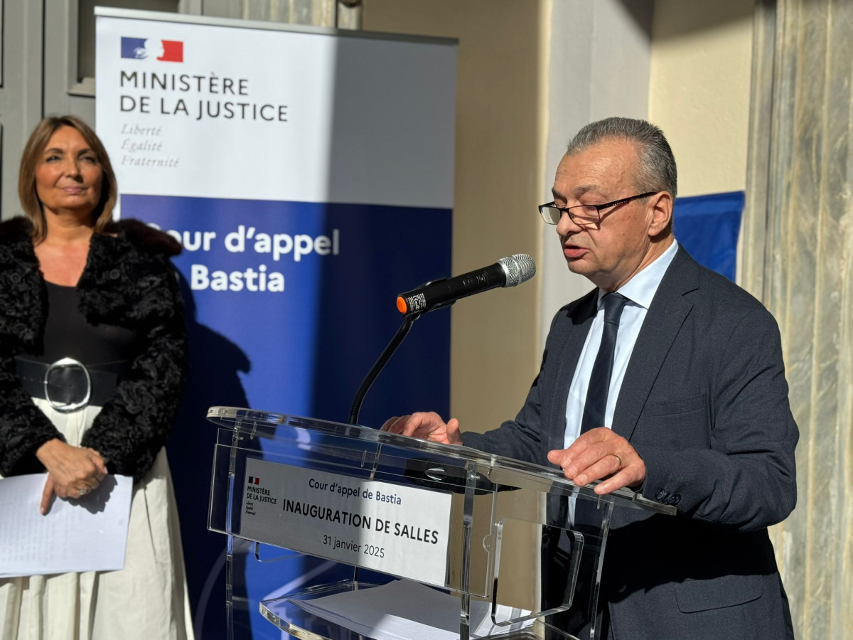 Bastia : Trois nouvelles salles inaugurées au Palais de Justice