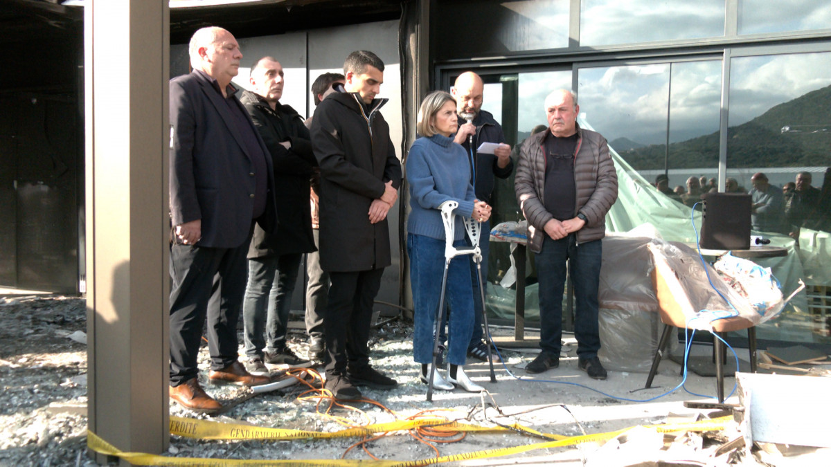 Rassemblement de soutien à la boulangerie Spiga