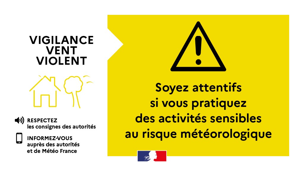 Vigilance jaune vents