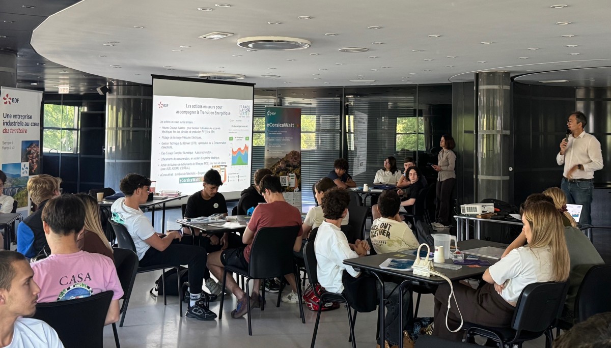 Transition énergétique en Corse : plus de 100 jeunes mobilisés avec EDF et EPA Corsica