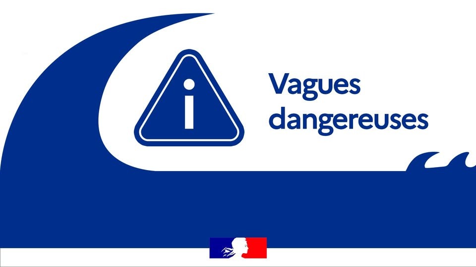 Vigilance météo : mer dangereuse et fortes vagues sur la côte orientale ce mardi