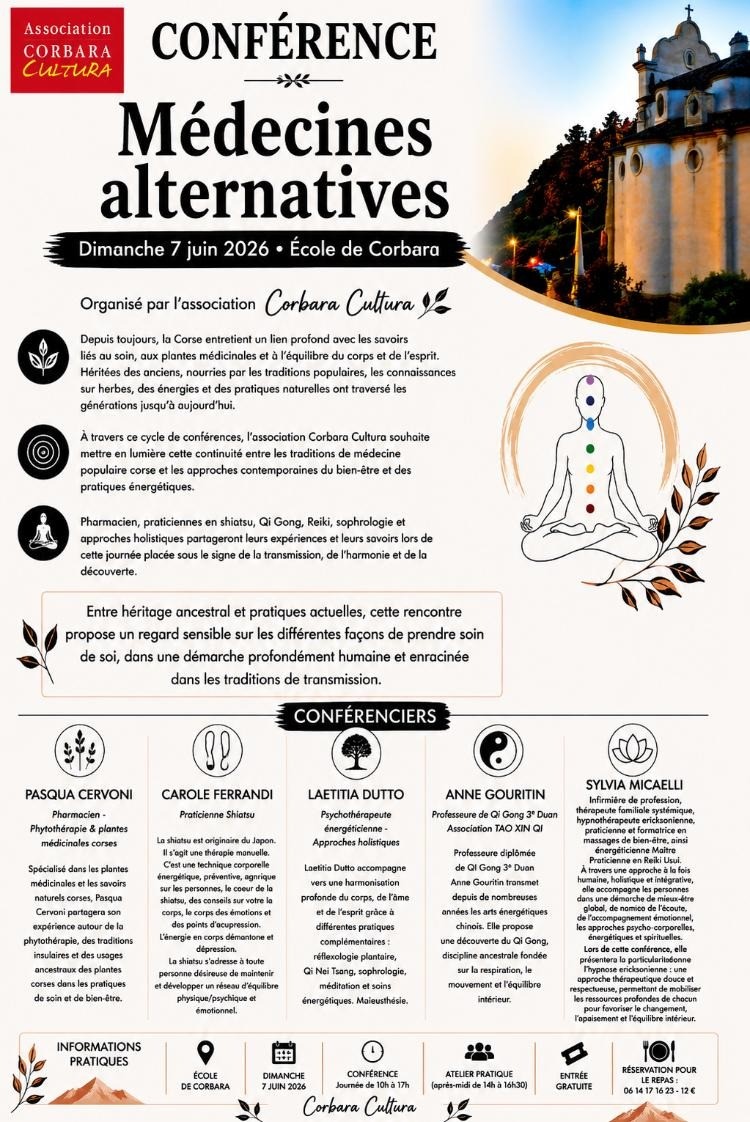 Corbara : Une journée de découverte autour des médecines alternatives et du bien-être ancestral