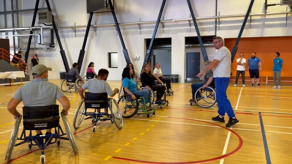 Handisport : À Bastia, valides et personnes à mobilité réduite font équipe autour du basket-fauteuil