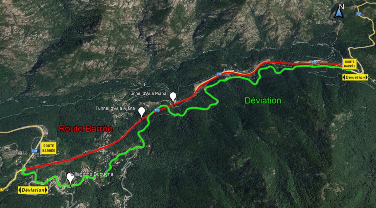 Fermeture nocturne du tunnel de Bucugnà ce mardi