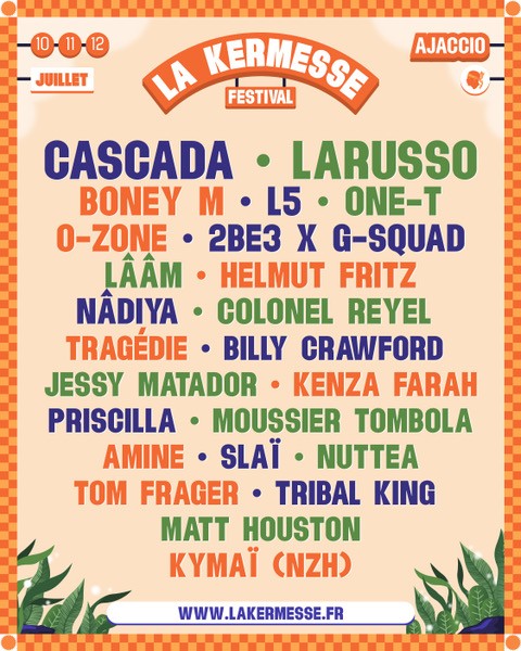 Événement : La Kermesse Festival débarque au Casone du 10 au 12 juillet pour faire revivre la folie des années 2000 !