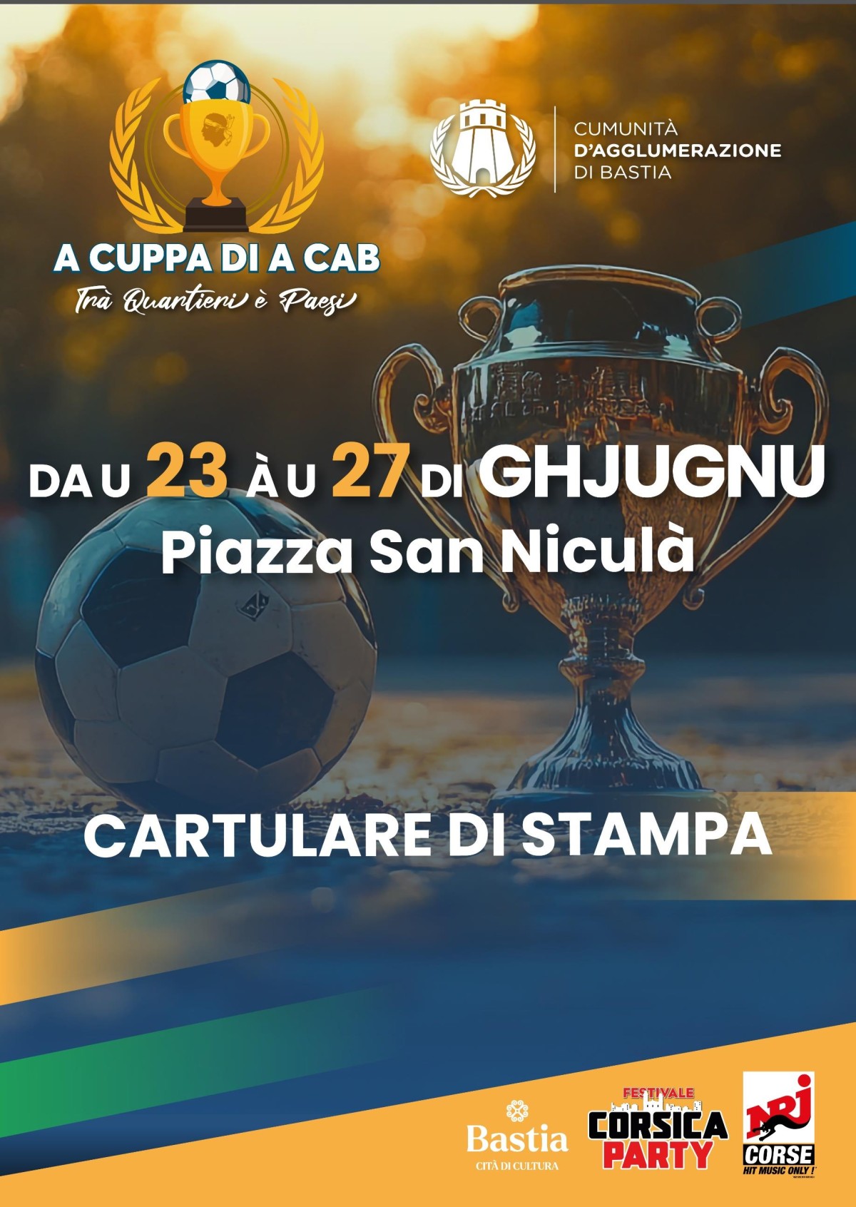 Football et cohésion sociale : "A Cuppa di a CAB" fait son grand retour sur la place Saint-Nicolas