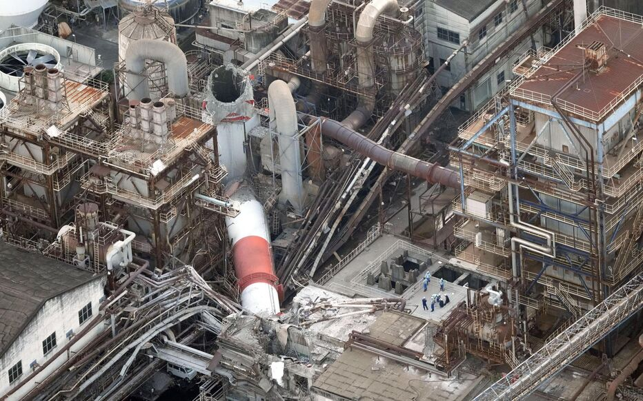 Le séisme de magnitude 7,1 a qui a frappé le Japon ce mardi 28 juillet a atteint le niveau maximum sur l'échelle distincte nippone qui mesure la force des séismes. ©Kyodo/MAXPPP (Trouvé sur Le Parisien)