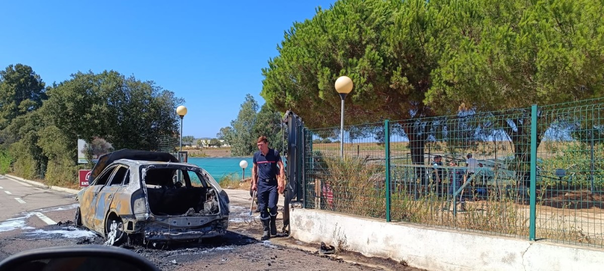 voiture brûlé calvi ile rousse