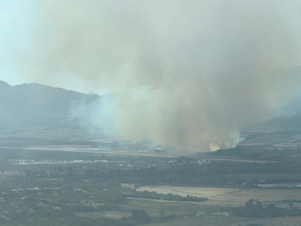 feu de Calvi-Calenzana - Images SIS 2B