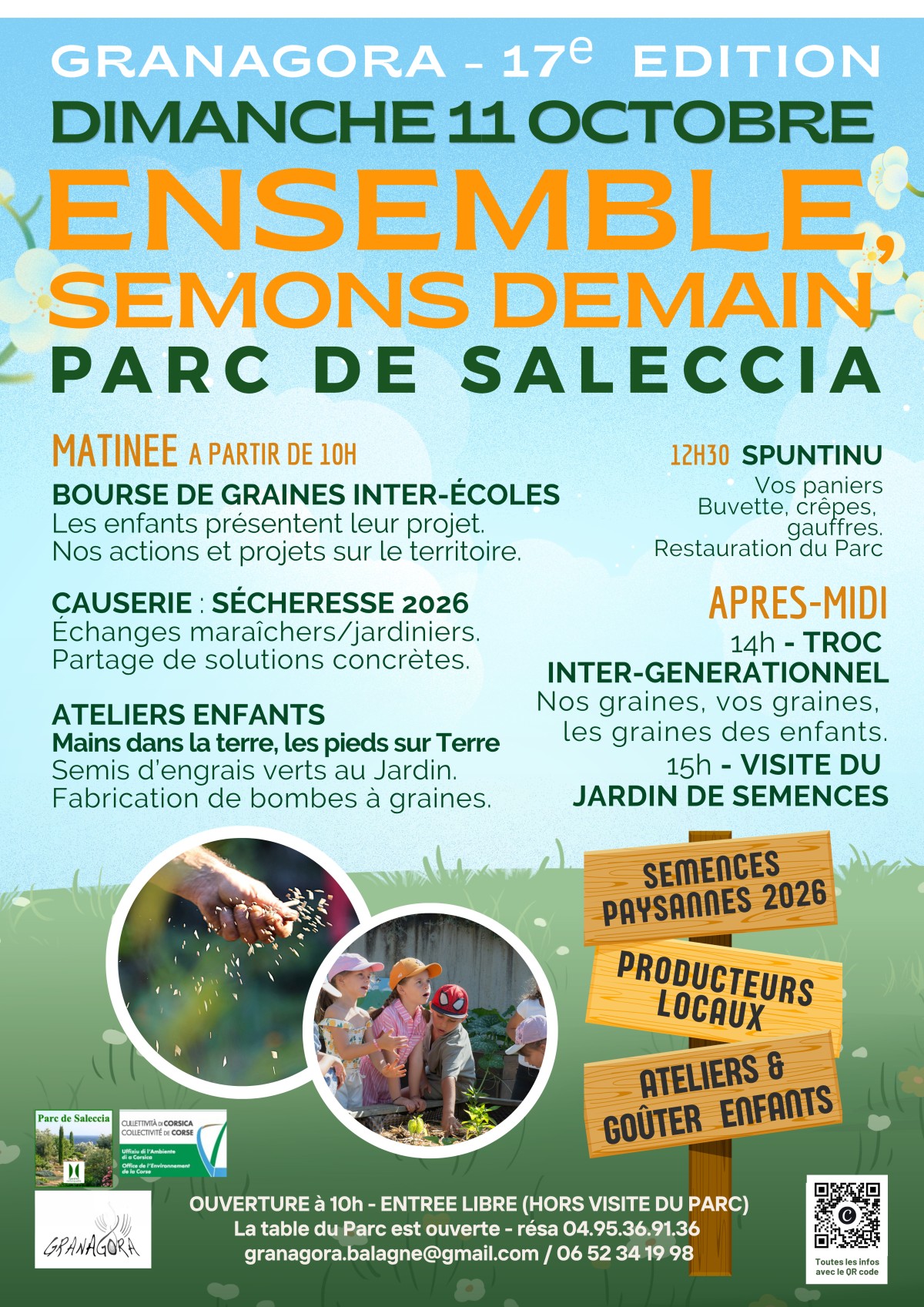 17e édition de Granagora : "Ensemble, semons demain" au Parc de Saleccia