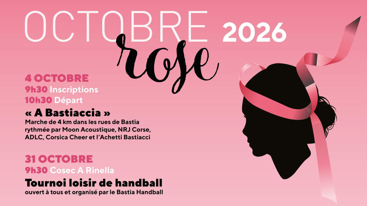 Octobre Rose tournoi Handball Bastia