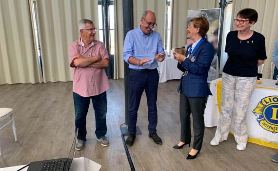 Franco Farsetti président du lions club haute corse