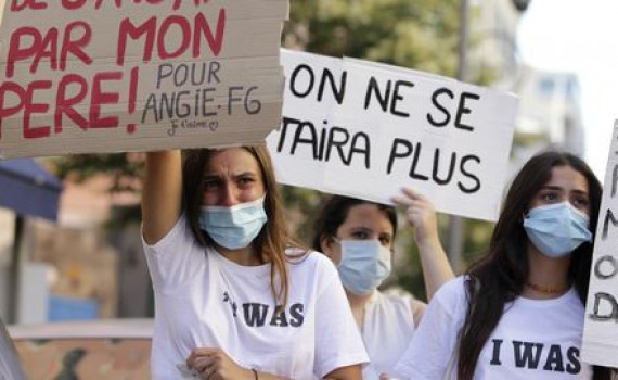 manifestation a Ajaccio contre les violences sexuelles