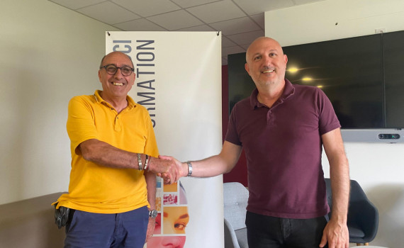 Franco Farsetti et Pascal Agostini ont signé un partenariat pour la formation en audiovisuel