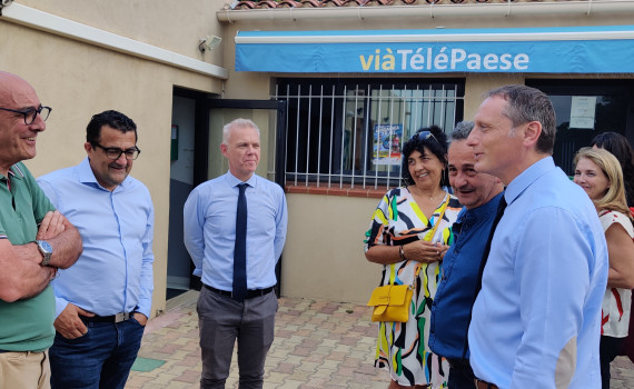 Michel Prosic a rencontré l'équipe de Télé Paese dans ses locaux