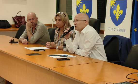 L'OEHC était à l'Îsula ce matin pour présenter les grands chantiers de l'eau