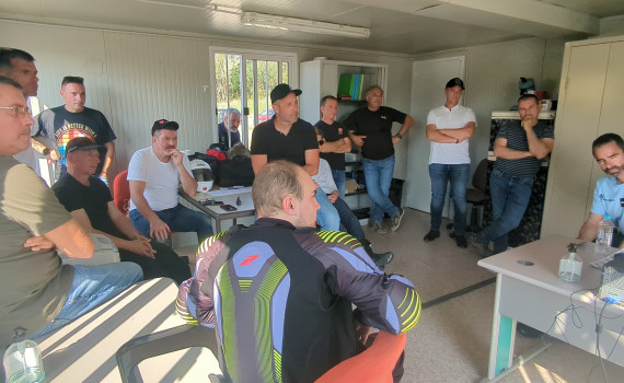 Une reprise des cours pour les motards dans le cadre de cette sensibilisation