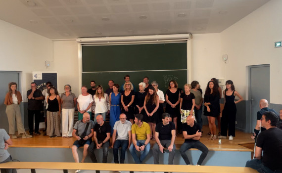 Les élèves des ateliers sont venus de toute la Corse pour représenter leur région