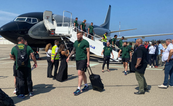 arrivés Springboks