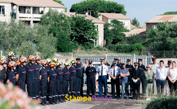 cérémonie pompiers