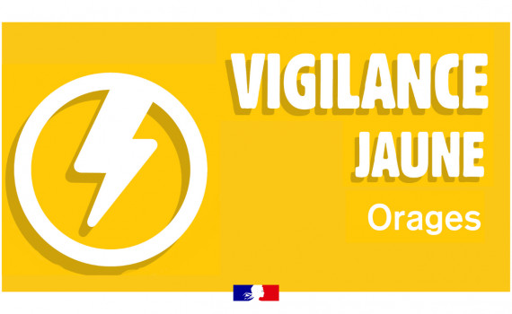 vigilance jaune orages