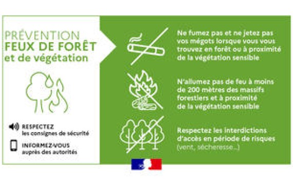 prévention feu de forêt incendie