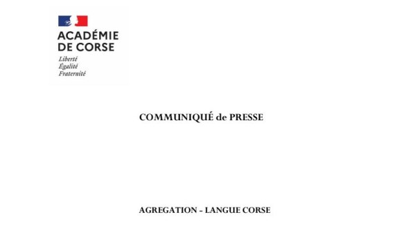 agrégation langue corse