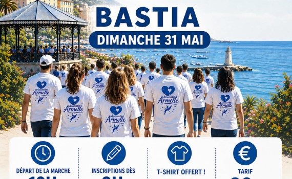Bastia : une grande marche solidaire pour l'Association Armelle le 31 mai