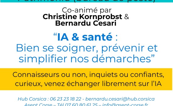 Patrimoniu : Un "Café IA" pour comprendre l'impact de l'intelligence artificielle sur notre santé