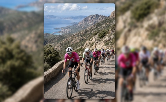 Corsica Cyclo GT20 : la course traverse la Corse