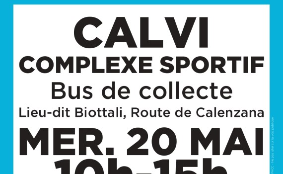 Calvi : une collecte de sang ce mercredi 20 mai