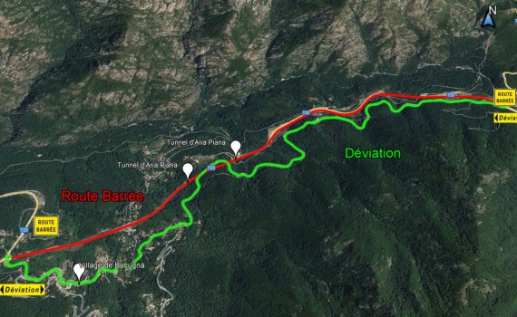 Fermeture nocturne du tunnel de Bucugnà ce mardi
