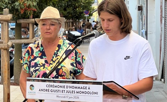 Aiacciu : hommage aux Résistants André Giusti et Jules Mondoloni, à l'heure de commémorer l'Appel du 18 Juin