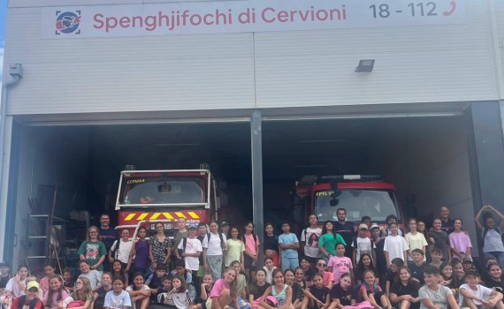 Au cœur de l’action : 85 collégiens en immersion chez les pompiers de Cervioni