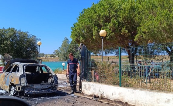 voiture brûlé calvi ile rousse