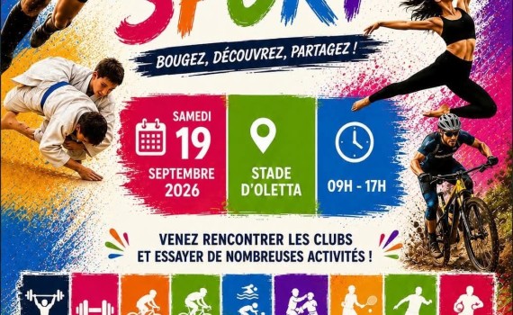 Première édition de la Fête du Sport du Nebbiu-Conca d'Oru : une journée pour bouger et partager à Oletta