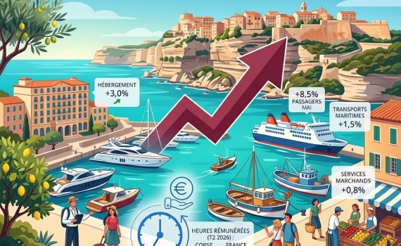 Corse : Le tourisme printanier redynamise l'économie au 2e trimestre 2026