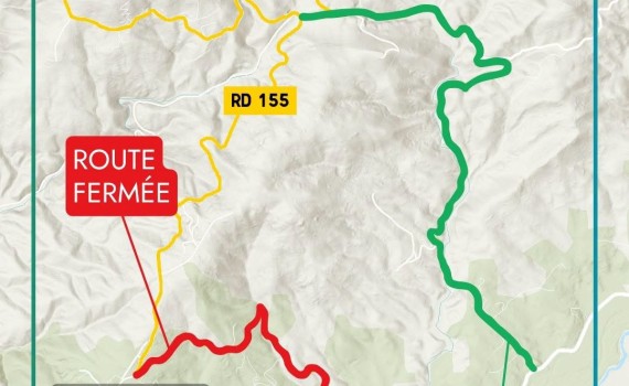 Inforoutes : la RD 302 à Casalabriva et la RD 155 à Serra-di-Ferro fermées pour travaux