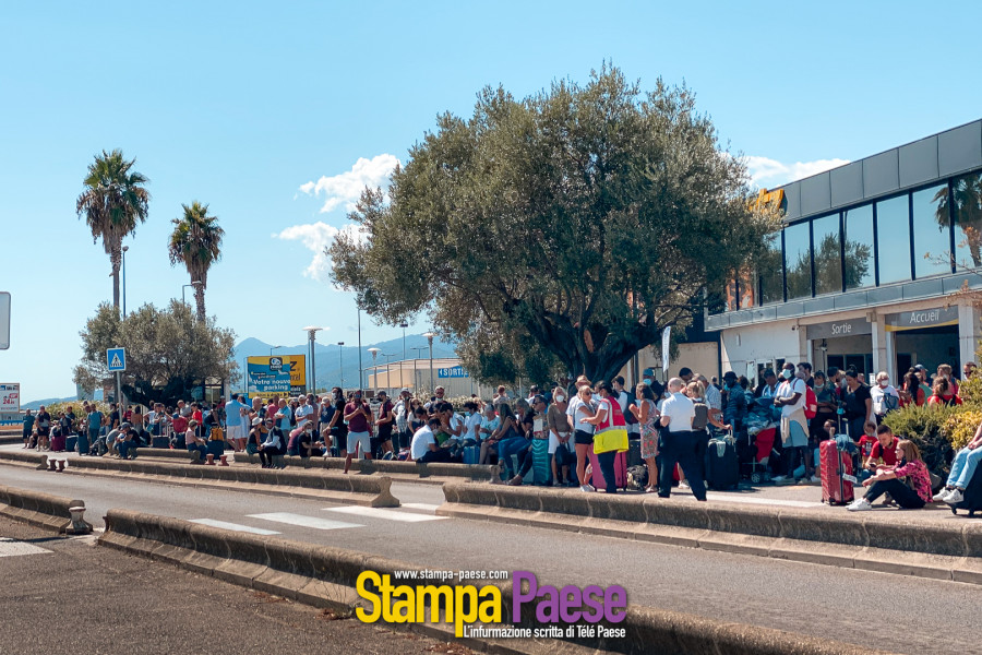 evacuation aeroport bastia