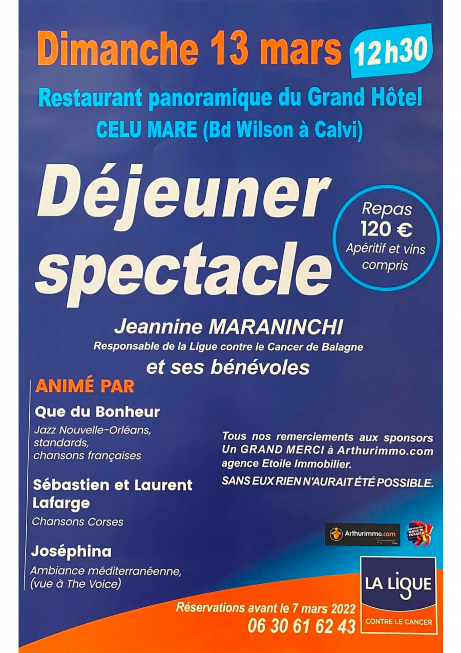 déjeuner ligue cancer