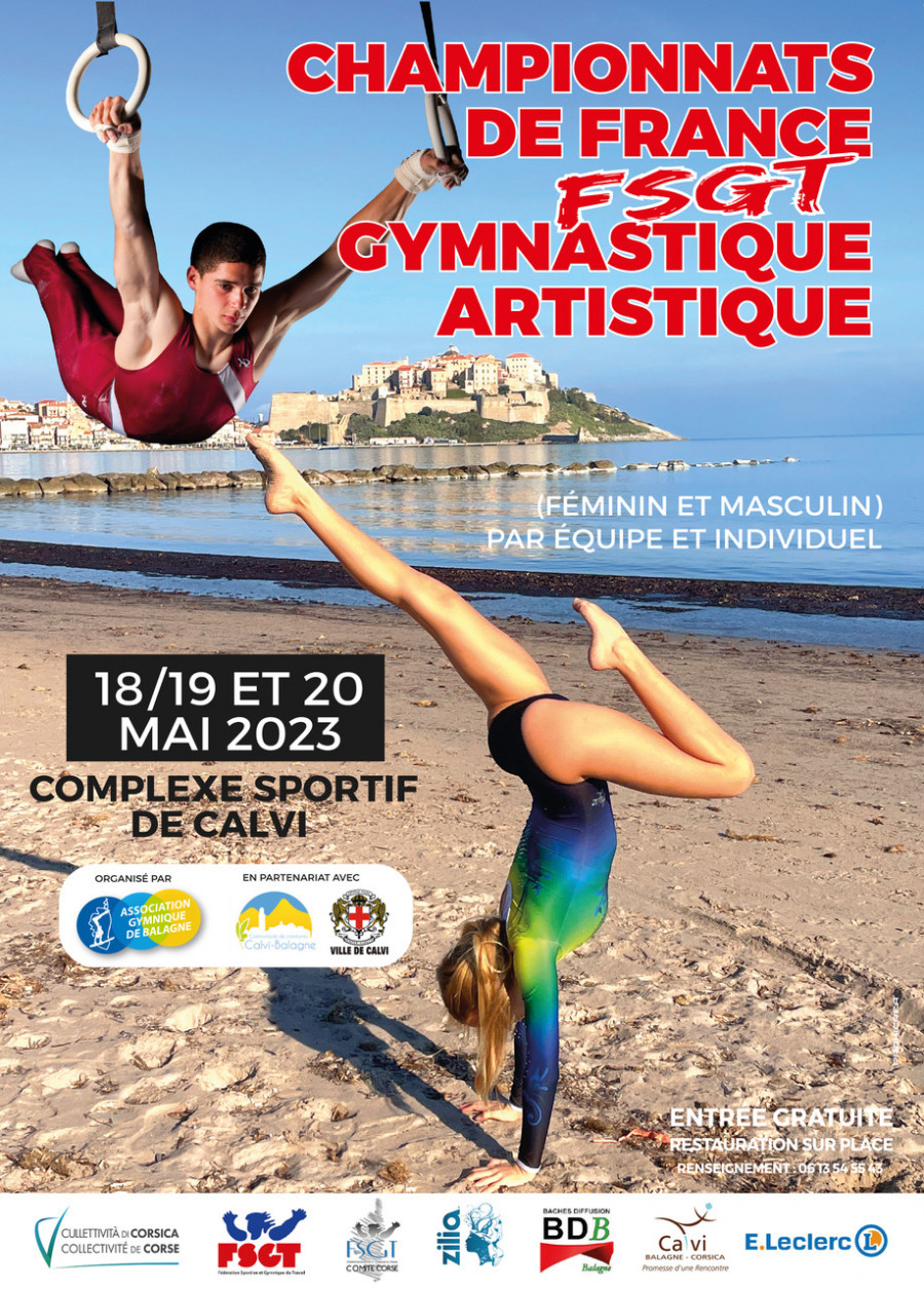 Les championnats de France de gymnastique artistique