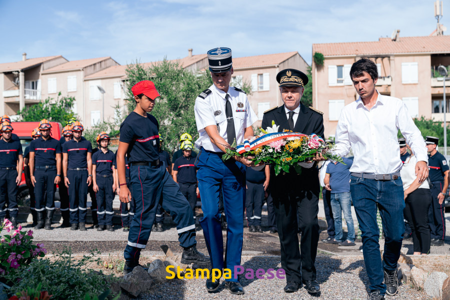 cérémonie pompiers