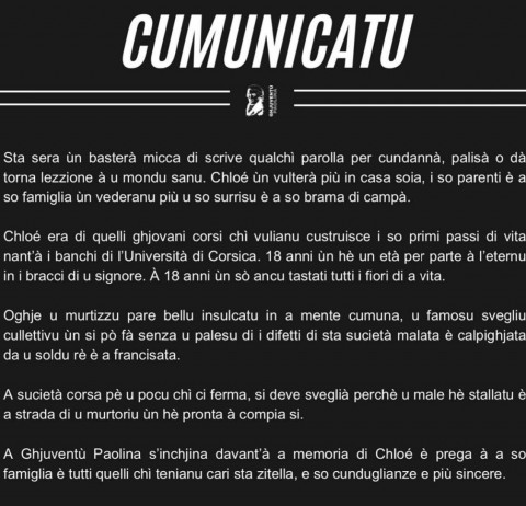 communiqué